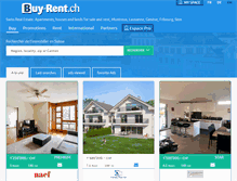 Tablet Screenshot of buy-rent.ch